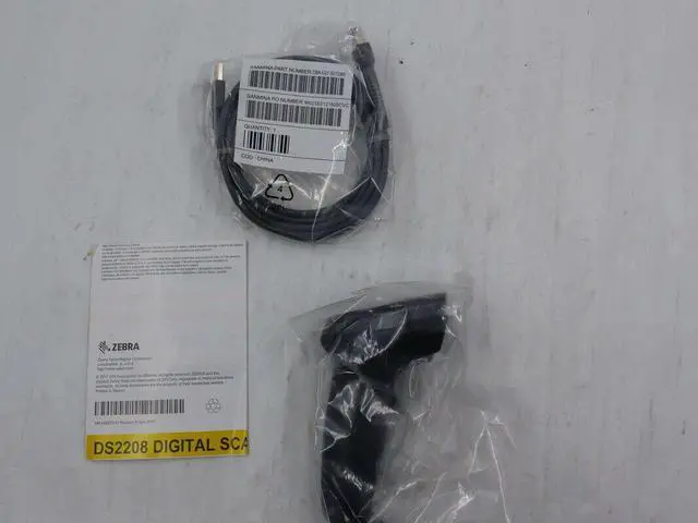 Alt view image 7 of 7 - Ze,bra DS2208 Bar,code Scan,ner WITH RJ-45 TO USB CORD AND MANUAL