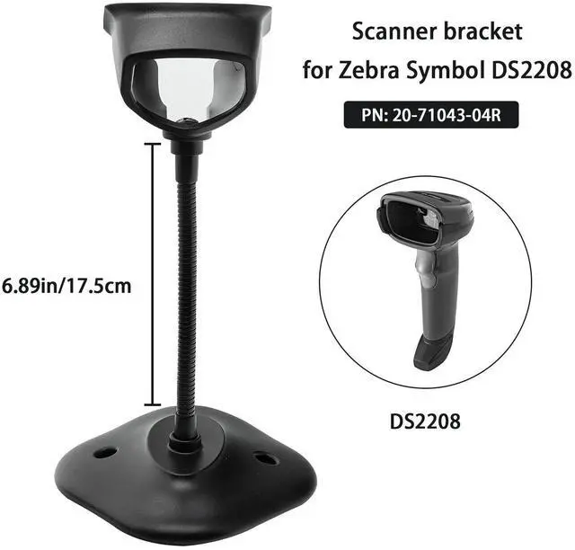 Alt view image 7 of 7 - Scan,ner Bracket Stand For Ze,bra Sym,bol Motor,ola DS2208 DS4308 DS8108 DS4608