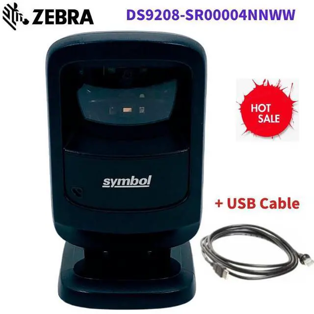 Main image of Ze,bra Motor,ola Sym,bol DS9208-SR00004NNWW Hand free Bar,code Scan,ner w/USB Cable
