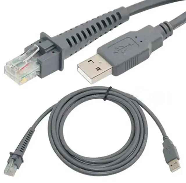 Alt view image 5 of 7 - For DS2208 Ze,bra Motor,ola 2D Wired USB Corded Area-Imagering Standard Range Supe