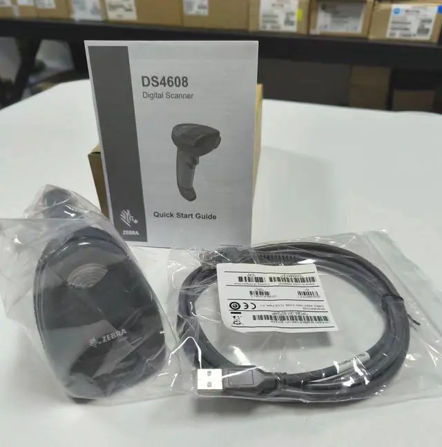 Main image of Ze,bra 1D 2D Bar,code Scan,ner DS4608-SR00007ZZWW with USB Cable