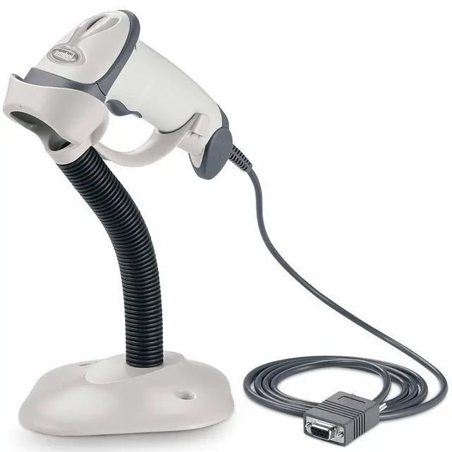 Alt view image 3 of 4 - Ze,bra Sym,bol LS2208 Scan,ner Reader Bar,code Code Scan Rods 1D USB Wired Stand