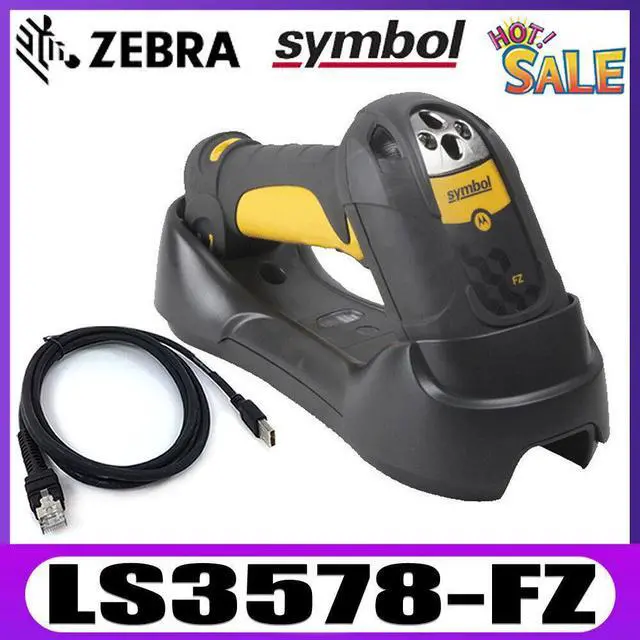 Main image of Ze,bra Sym,bol LS3578-FZ Wireless Handheld 1D Bar,code Scan,ner USB Kit With Cradle