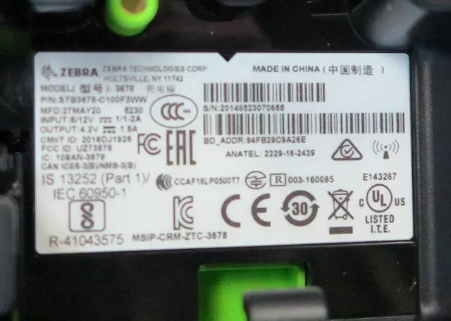 Alt view image 4 of 6 - Ze,bra Motor,ola STB3678 Cradle for DS3678 Bar,code Scan,ner USB