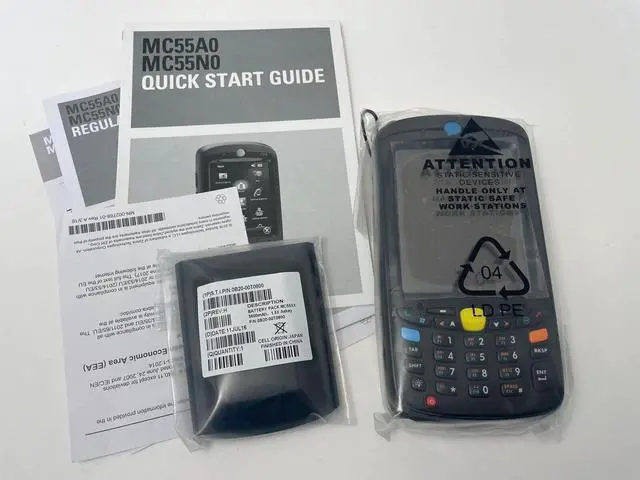 Alt view image 2 of 7 - Ze,bra Motor,ola MC55N0 1D Bar,code Scan,ner WM6.5 1GB BT MC55N0-P20SWRQA9US