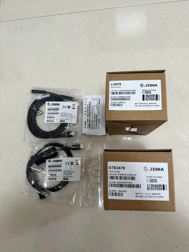 Alt view image 5 of 7 - Ze,bra LI3678-SR3U42A0S1W LI3678 Ultra-Rugged Cordless Bar,code Scan,ner - USB Kit