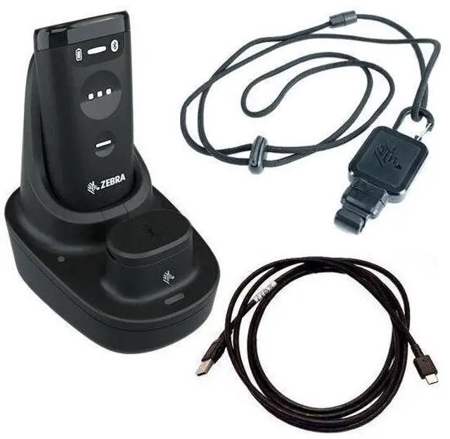 Alt view image 2 of 4 - Ze,bra CS6080-SR40000TSVW CS6080-SR Black Cordless Standard Cradle (with Lanyard)