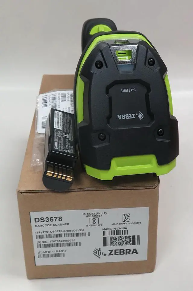 Alt view image 5 of 7 - Ze,bra Motor,ola DS3678 -SR0F003VZWW 1D 2D Bar,code Scan,ner & STB3678 Cradle