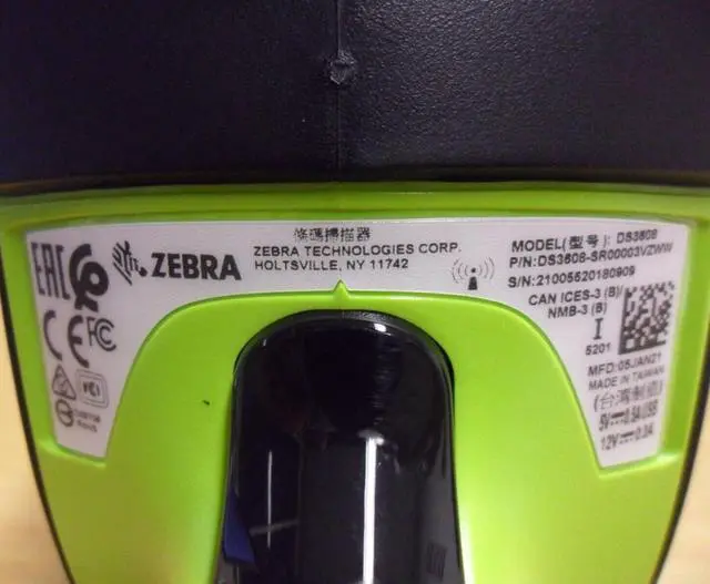 Alt view image 4 of 7 - Ze,bra Ultra Rugged 2D Bar,code Readers DS3608 - Lot of 6