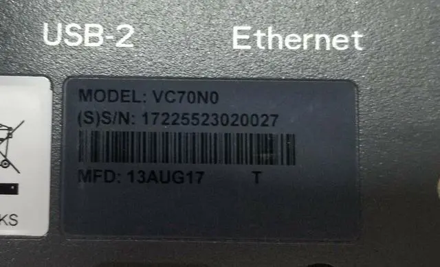 Alt view image 7 of 7 - Ze,bra VC70N0 Vehicle Mount Terminal Bar,code Scan,ner Computer VC70N0-MA0U702G