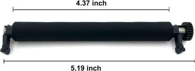 Alt view image 4 of 6 - P1080383-700 Kit Platen Roller for Ze bra ZD220D ZD230D D-Series Direct Thermal Desktop Printer Transfer Roller