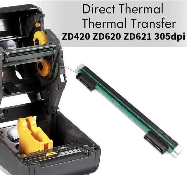 Alt view image 4 of 7 - P1079903-010 Printhead for Ze bra ZD410 ZD411 ZD411d ZD411t Thermal Mobile Printer 203dpi Genuine