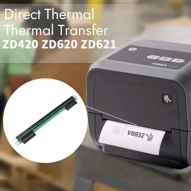 Alt view image 5 of 7 - P1079903-010 Printhead for Ze bra ZD410 ZD411 ZD411d ZD411t Thermal Mobile Printer 203dpi Genuine