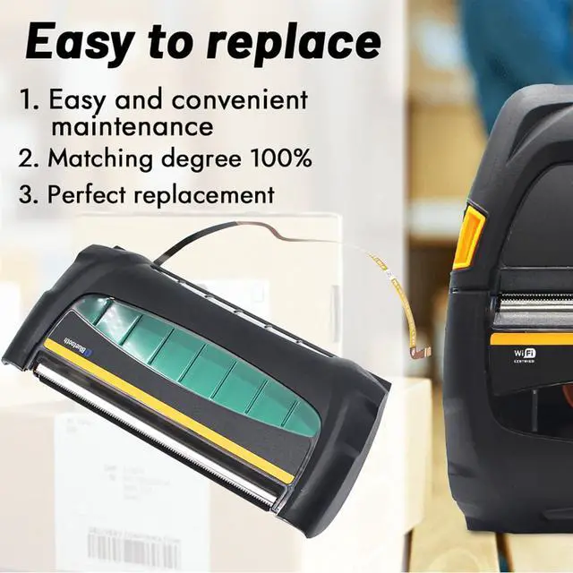 Alt view image 3 of 7 - P1107244-101 Media Cover for Ze bra ZQ521 Mobile Printer, Contaion ZQ521 Black Bar Sensor, ZQ521 Kit Platen Roller & Tear Bar ZQ 521