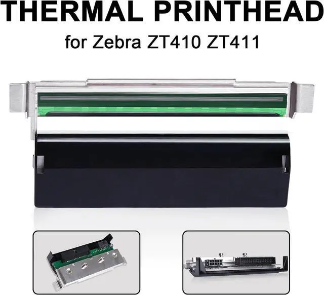 Alt view image 3 of 5 - ZT411 Thermal Printhead 300DPI P1058930-010 Print Head for Ze bra ZT400 ZT410 ZT411 IndustrialBar code Label Printers