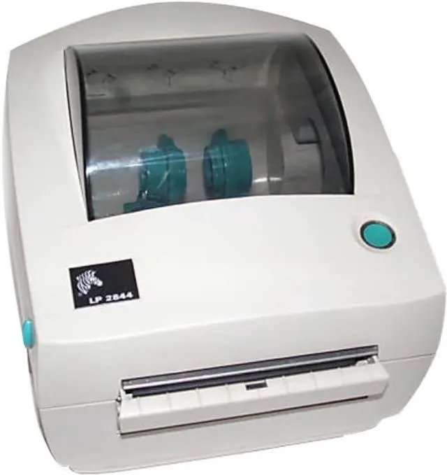 Main image of Ze bra LP2844 2844-20301-0001 Direct Thermal Bar code Label Printer Parallel Serial USB Peeler 203dpi