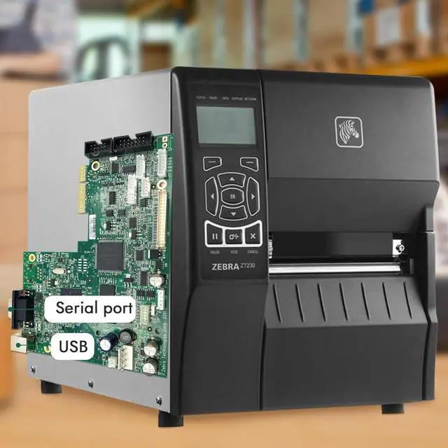 Alt view image 3 of 7 - P1037974-068 Main Logic Board for Ze bra ZT230 ZT220 ZT210 Thermal Printer ZT200 Series All dpi
