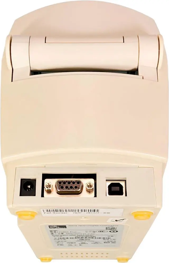 Alt view image 4 of 7 - Ze bra LP2824 Plus Compact Thermal Bar code Label Printer USB Serial 282P-201122-040, Bundle with AC Adapter