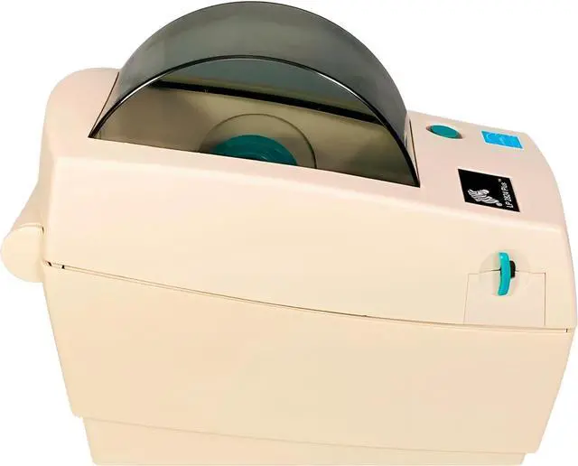 Alt view image 5 of 7 - Ze bra LP2824 Plus Compact Thermal Bar code Label Printer USB Serial 282P-201122-040, Bundle with AC Adapter