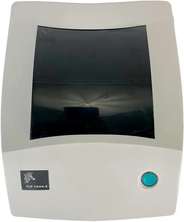 Alt view image 6 of 7 - Ze bra TLP3844-Z Thermal Transfer Label Printer 300Dpi USB LAN 384Z-10400-0001 with Power Supply