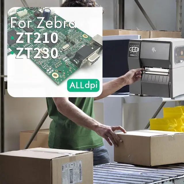 Alt view image 2 of 7 - P1037974-068 Main Logic Board for Ze bra ZT230 ZT220 ZT210 Thermal Printer ZT200 Series All dpi
