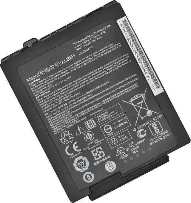 Main image of 4770mAh Replacement Battery for Ze bra Xplore XLBM1 LynPD5O3 0B23-02SJ000M-A 0B23-01H4000E 7.6V 4770mAh/36.25Wh