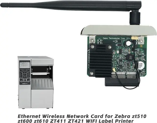 Alt view image 2 of 7 - Network Card for Ze bra ZT510 ZT600 ZT610 ZT411 ZT421 Label Printer,Internal Ethernet Print Server