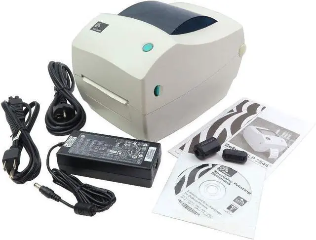 Alt view image 2 of 4 - Ze bra TLP 2844 Label Printer Direct Thermal Transfer Monochrome 2844-10300-0001