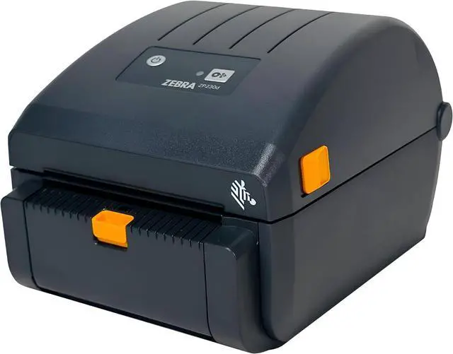 Alt view image 2 of 7 - Ze bra ZP230d Direct Thermal Bar code Label Printer Dispenser USB ZP23042-D11G0000, Bundle with AC Adapter