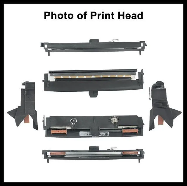 Alt view image 3 of 7 - Printhead/Print Head for Ze bra ZD420T ZD620T Thermal Transfer Label Bar code Printers/Label Maker,300dpi P/N:P1080383-227
