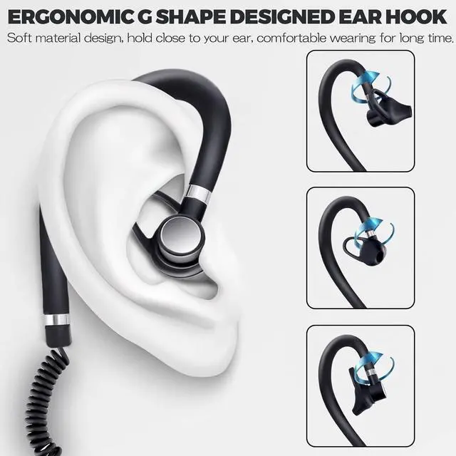 Alt view image 3 of 7 - Super Mini Walkie Talkies Two Way Radio Portable FM Transceiver for Restaurants,Out Door Sport Supermarket Hospital Tourism,3 Pack