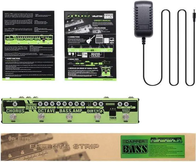 Alt view image 6 of 7 - VALETON Dapper Bass DI Preamp Stage Session Gigging Gear Multi-Effects Pedal