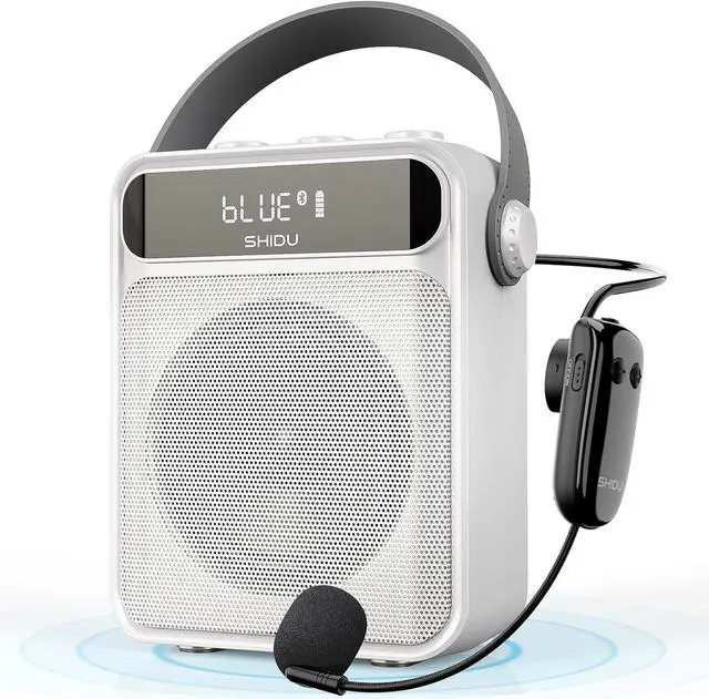 Main image of 40W Portable Voice Amplifier with Wireless Microphone Headset,Rechargeable Bluetooth Megaphone for Teachers, Instructors, Public Speaking | Classroom, Outdoor, Meetings (Model S95)