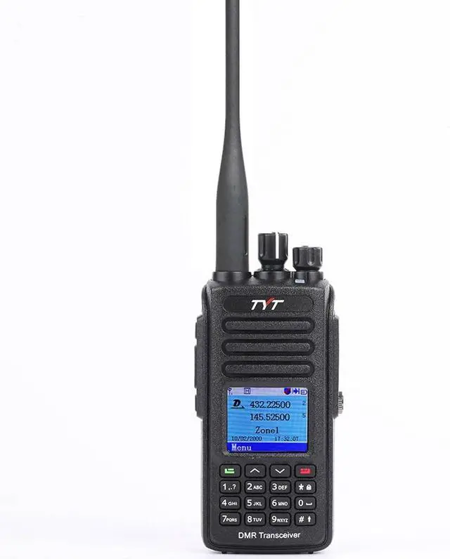 Main image of TYT MD-UV390 Dual Band VHF UHF DMR Radio GPS Waterproof Dustproof IP67 Walkie Talkie w/Cable