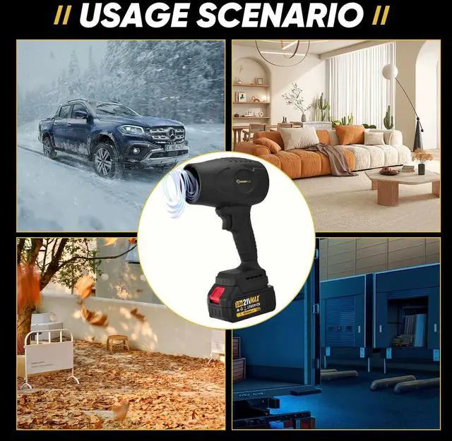 Alt view image 3 of 7 - 2025 Upgraded Portable Dust Cleaner,Compressed Air Duster,2025 Upgraded Handheld Cordless Leaf Blower Portable Dust Cleaner,Mini Jet Dry Blower Fan for Outdoor,Camping,Cleaning