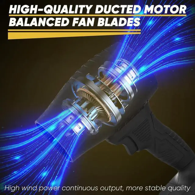 Alt view image 5 of 7 - 2025 Upgraded Portable Dust Cleaner,Compressed Air Duster,2025 Upgraded Handheld Cordless Leaf Blower Portable Dust Cleaner,Mini Jet Dry Blower Fan for Outdoor,Camping,Cleaning