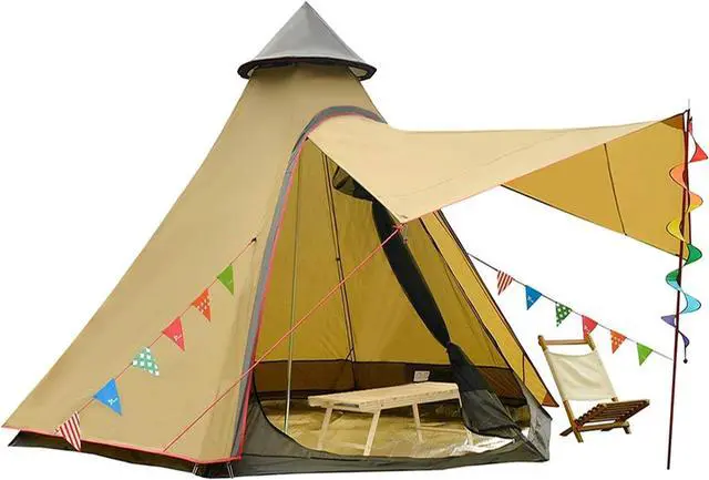 Main image of 12'x10'x8'Dome Camping Tent 5-6 Person 4 Season Double Layers Waterproof Anti-UV Windproof Tents Family Outdoor Camping Tent | Double Layers