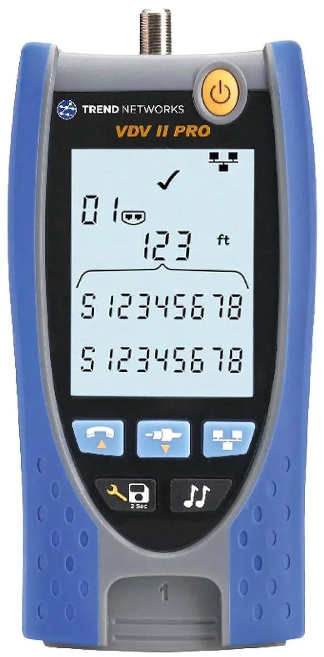 Main image of | R158005 | VDV II Pro | Cloud Connected | Voice, Data and Video Cable Verifier | Copper Cable Tester | Advanced Wiremap & Troubleshooting Tool