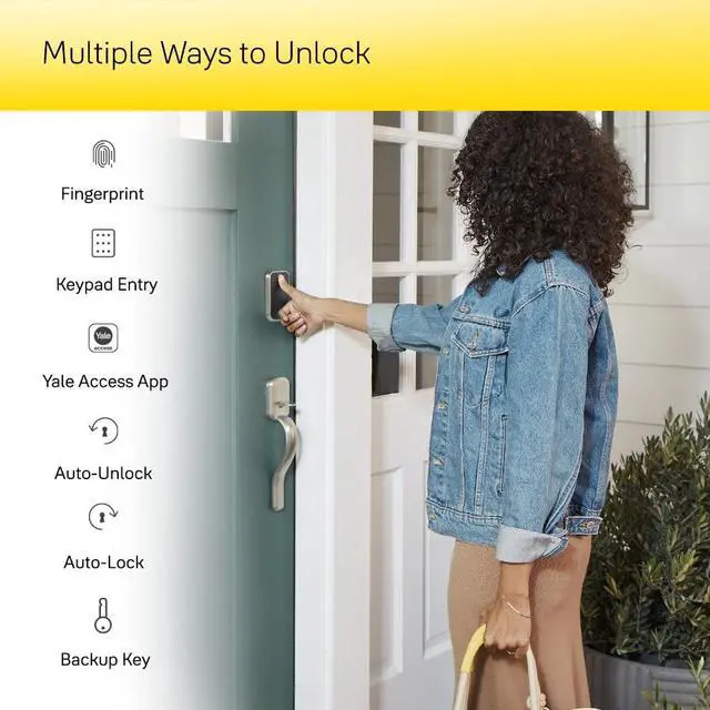 Alt view image 3 of 5 - Security Assure Lock 2 Touch Deadbolt, Oil Rubbed Bronze Key-Free Smart Entry Door Lock with Z-Wave (ZW3) Connected Touchscreen Keypad for Code Entry and Remote Access, YRD430-F-ZW3-0BP