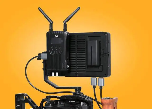 Alt view image 5 of 7 - LUT7S PRO 7 Inch 2200nit 3D LUT Touch Screen DSLR Camera Field Monitor with F970 External Kit Install for Power The Wireless Transmission Waveform Vectorscope 4K HDMI SDI Input DC Output