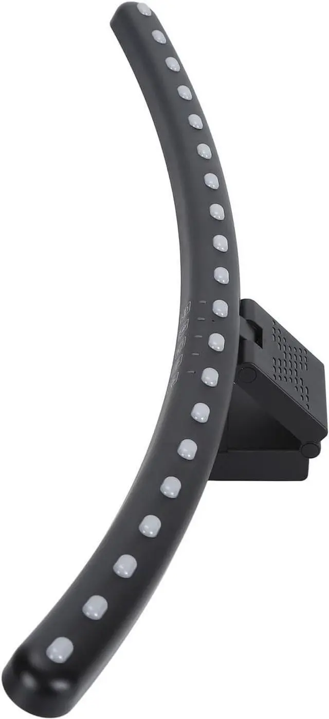 Main image of RGB Monitor Light Bar, Dual Light Source 2 in 1 Computer Light Bar, Voice Activated Musical Rhythm Eye Caring Curved Computer Monitor Lamp Bar for Office