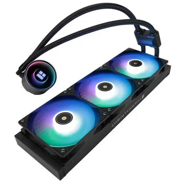 Alt view image 6 of 6 - Frozen Notte 360 Black ARGB Water Cooling CPU Cooler, 360 Black CPU Cooler Specifications, 3×120mm PWM Fans, S-FDB V2 Bearings, Suitable for /AM4, LGA 1700/1150/1200/2011/2066