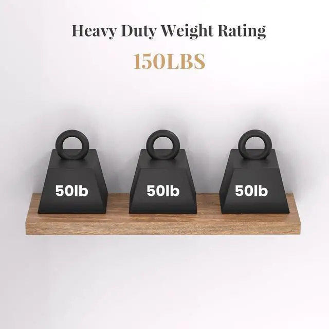 Alt view image 4 of 6 - 2pcs Floating Shelf Hardware Heavy Duty Hidden Shelf Brackets Support,Wall Mounting Invisible Floating Shelves Bracket Without Jig (18" x 8" x 1.5" Without Tools)