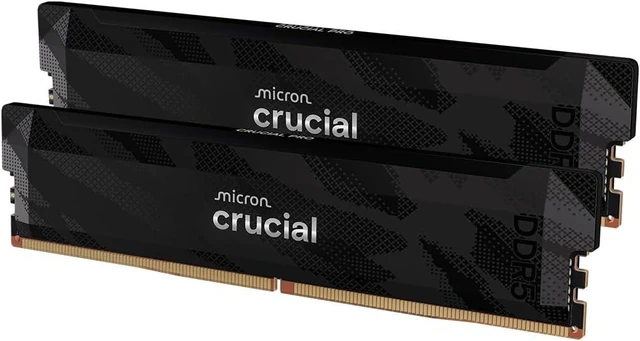 Main image of Pro DDR5 32GB (2x16GB) Desktop Gaming Memory Kit 6400MHz CL32, XMP 3.0 & Expo Compatible, Overclocking (CP2K16G64C32U5B) (Black)