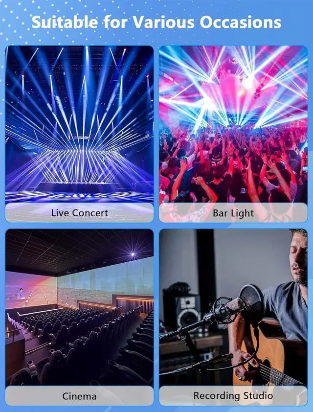 Alt view image 6 of 7 - CERRXIAN 2-Channel Multi Snake 3Pin XLR to Ethercon-Compatible CAT5/CAT6/CAT7 Ethernet Breakout for Live Stage Audio, Lighting & DMX512 (1 Pair: Male&Female) - 2.6FT