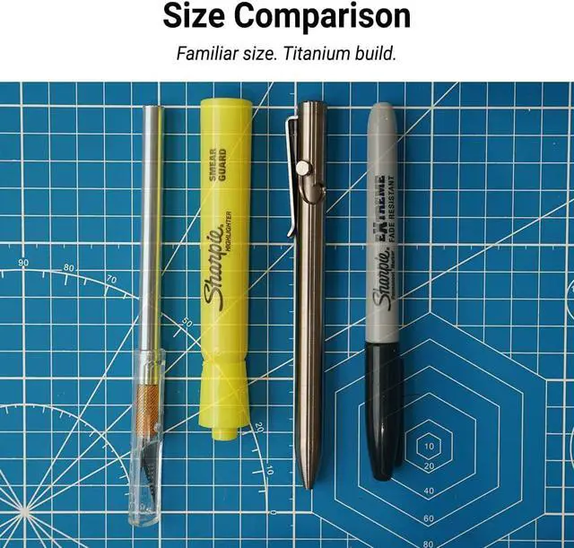 Alt view image 4 of 6 - Tactile Turn Titanium Bolt Action Pen - Standard Length - 100% Made in the USA - All-Metal Construction - Guaranteed for Life