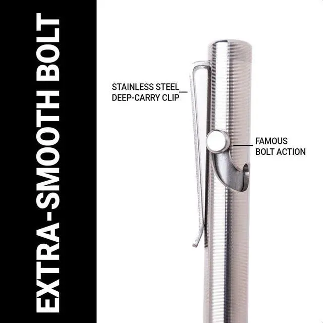Alt view image 5 of 6 - Tactile Turn Titanium Bolt Action Pen - Standard Length - 100% Made in the USA - All-Metal Construction - Guaranteed for Life