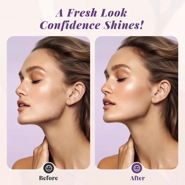 Alt view image 2 of 7 - Sonic Dermaplaning Tool for Women, Rechargeable Face Dermaplane Razor Sonic Edge Technology for Facial Hair, Exfoliating and Peach Fuzz, 10 Rell Blades Purple