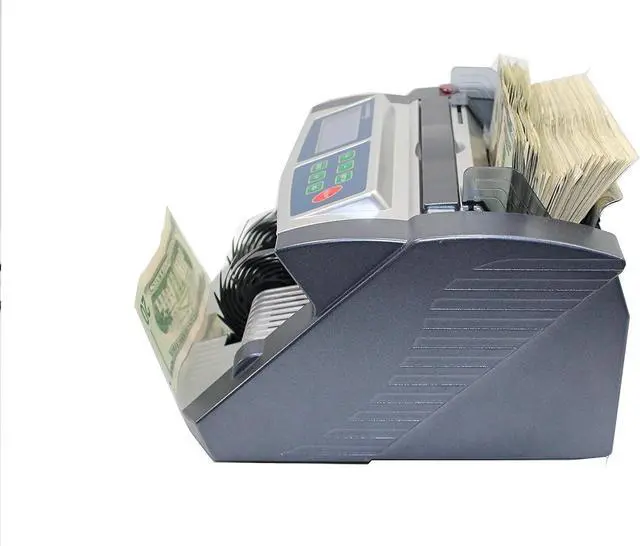 Alt view image 6 of 7 - AccuBANKER AB1100PLUSMGUV Commercial Grade Money Counter Machine, Hopper Capacity 200 Bills & Speed 1,300 Bills/Min, Bill Counter Includes Reliable Counterfeit Detector Ultraviolet and Magnetic