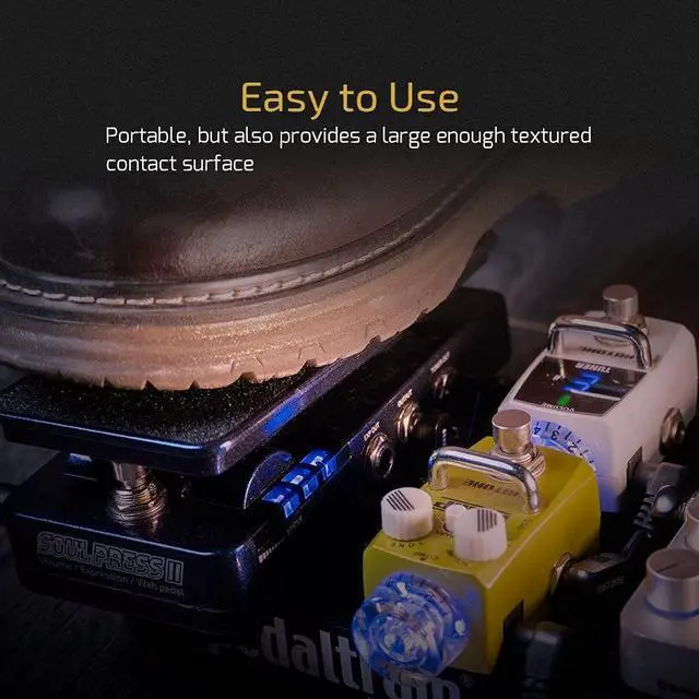Alt view image 6 of 7 - Hotone Wah Active Volume Passive Expression Guitar Effects Pedal Switchable Soul Press II 4 in 1 with Visible Guitar Effects Pedal